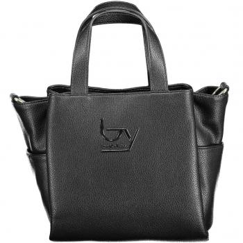 Byblos Tote Bag Black Multi-Pocket Handbag