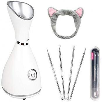 Home Spa Facial Steamer with Large 70ml Capacity