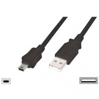 Cavo USB 2.0 1,80 m A‑Mini‑B Maschio Nero Equip