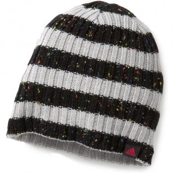 Adidas Damen-Ringelbeanie, Black/Gray Heather/Rosa F12 – OSFW, W56706