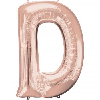 JADEO Palloncino Oro Rosa Alluminio Lettera 81 cm – Amscan