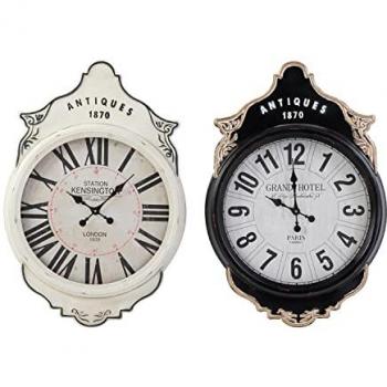 Dual‑Piece Contemporary Wall Timepiece – DKD Home Decor, 61×6×89 cm