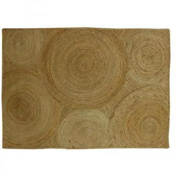 Carreau de Jute Yvaya – Motifs Circulaires