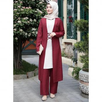 Lange Spitzen-Abaya für den besonderen Anlass