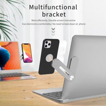 Tablet and Laptop Side Phone Holder