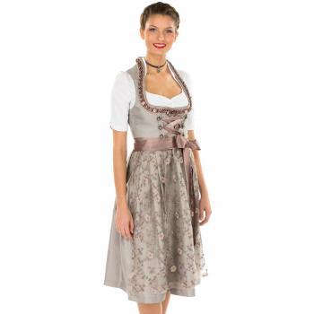 MarJo Mididirndl 2‑Part Set – 65 cm – Grau/Schokolade – S. 32