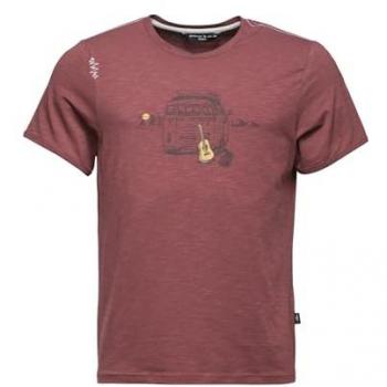 CHILLAZ  Herren Klettershirt Out in Nature  dunkelrot | S