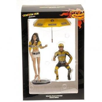 MINICHAMPS MODÈLE PILOTE ROSSI & FILLE OMBRELLINA LAGUNA SECA 2005 EN RÉSINE 1/12