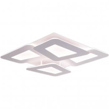 Näve Leuchten LED-Deckenleuchte, weiß, Metall, 48x48 cm