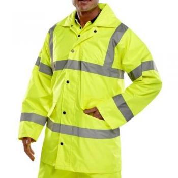 B-Seen L/WT SAT YELLOW EN ISO 20471 JKT S