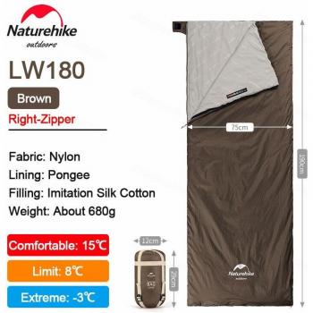 Naturehike Compacte Waterdichte Slaapzak Katoen 680g/760g