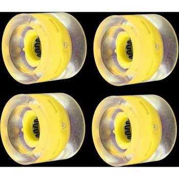 Verlichte Skateboard Wielen 4x60mm