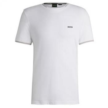Hugo Boss T-Shirt Taul 50521245 Écru Regular Fit XXL Herren