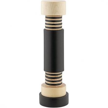 Sottsass Salt Grinder MP0215 – Macina pepe & sale in legno di faggio nero