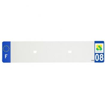 Fixation auto plaque d’immatriculation PVC Top Plaq 8