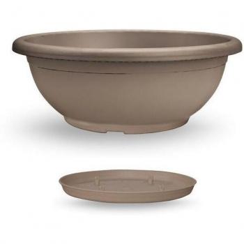 Naxos‑Set: Hauptschale + Untertasse Havana – 70 cm