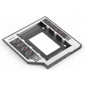Caddy Aluminium 9,5 mm – Disque Dur / SSD / DVD‑ROM / CD‑ROM Support SATA II