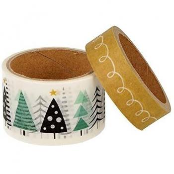 Ruban adhésif décoratif Artemio Noël Sapin