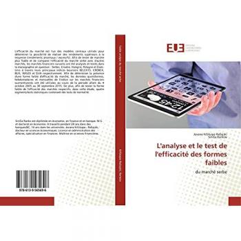 L'analyse et le test de l'efficacité des formes faibles, Fachbücher von Sinisa Rankov, Jovana Krsikapa-Rasajski