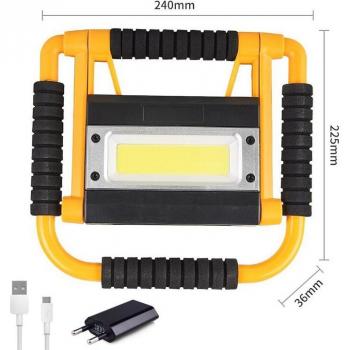 Luz de camping recargable COB 400W