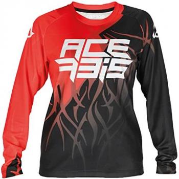 Maillot motocross enfants Acerbis MX J-Kid 3 Noir Rouge S