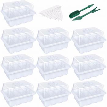 10-Pack Zaadstarter Kwekerij Potten met 12 Cellen