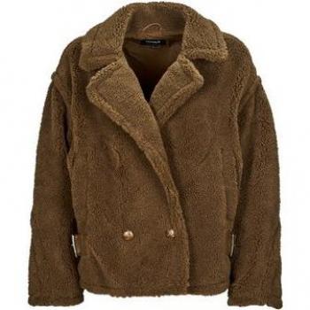 Blouson Only ONLSANNE TEDDY AVIATOR CC OTW Marron EU XS