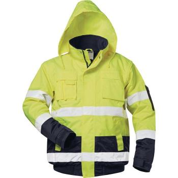Giacca Professionale Hasso Visibilità Alta L Giallo Fluorescente/Blue