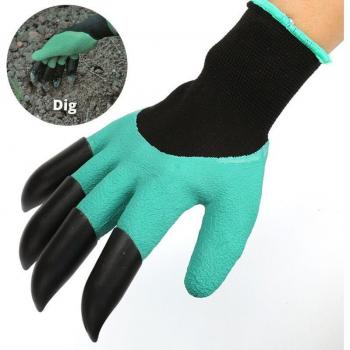 Garden Gloves with Claws for Quick Planting
