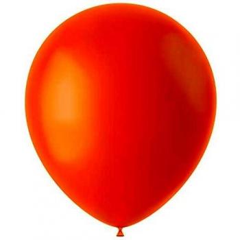 Folat Ballons Mat Orange Tangerine 33cm – 10 unites