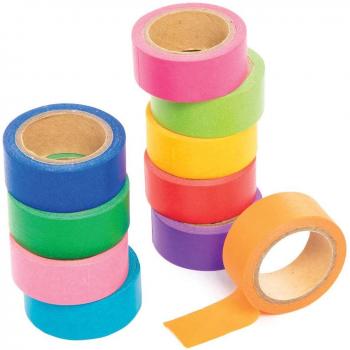 Washi Tape Rainbow Collection (Pack of 10)