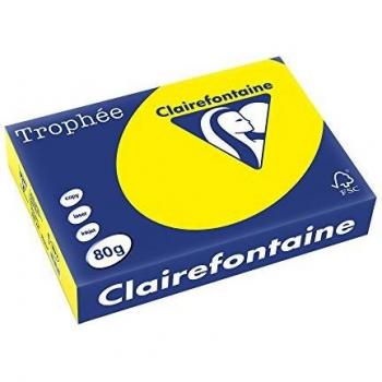 Trophee A4 500 Sheets Intense Yellow Color Paper 80gsm