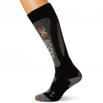 Silver Sinofit Tech Herren‑Socken, Grau/Schwarz, X020025