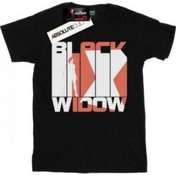 Marvel Black Widow – “Movie Bars” XL T‑Shirt