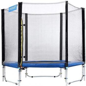 Monzana Trampolin Ø183 cm Komplettset mit TÜV Süd GS Zertifikat und Sicherheitsnetz
