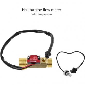 Détecteur de flux G1/2 en laiton avec thermocouple NTC