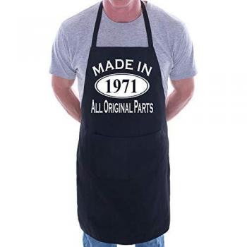 1971 Classic BBQ Apron – 50th Birthday Tribute