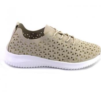 Zapatillas Eoligeros Casual Beige Mujer