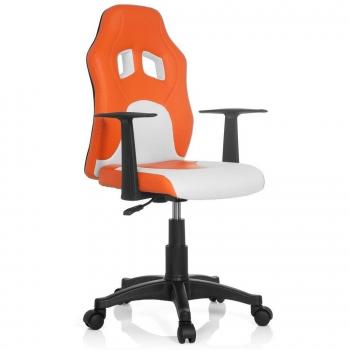 Hjh Office 670750 Kinder-Drehstuhldesign – Orange und Weiß