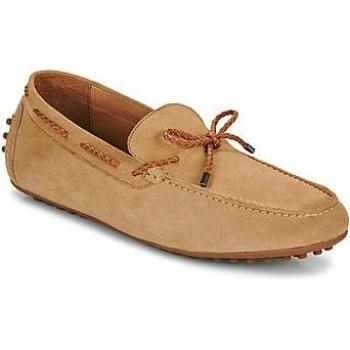 Brett & Sons Men's Brown Loafers – Beige Cognac Series
