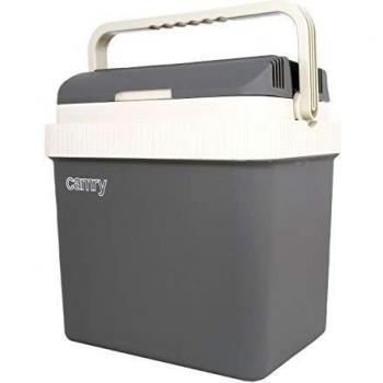 Camry CR 8065 Nevera Portátil Eléctrica, 24L, Conexión 12V y 220V, Enfria y Calienta Ideal Camping Clase A++, 50W, Gris