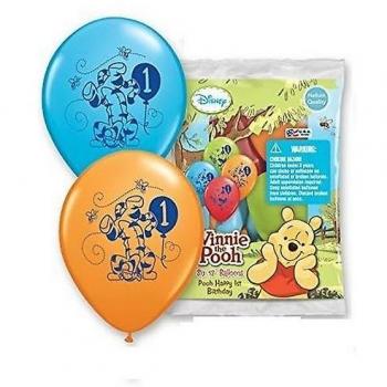 Multicolor Tigger Balloons (Pack of 5)