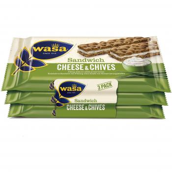 Wasa Käse‑Schnittlauch Sandwich Set, 8×111 g