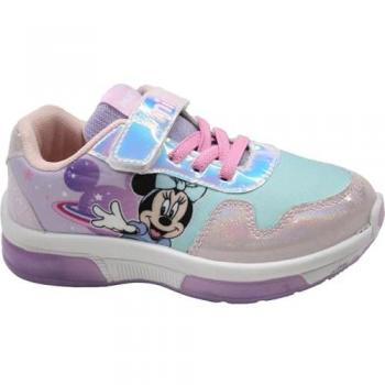Pvc Sole Zapatillas Sporty con Luces Miniatura Minnie