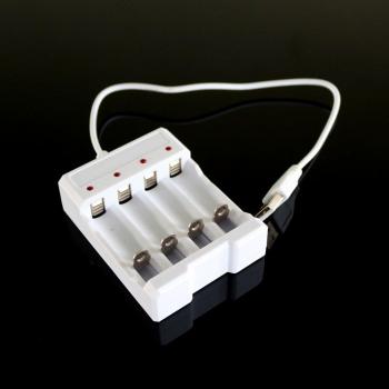 4 Slot Solar Battery Charger for AA/AAA Rechargeable Batteries