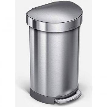 Simplehuman 45L Semi-Round Trash Can