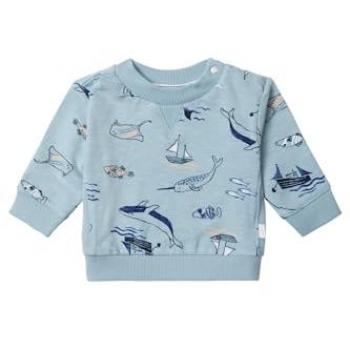Noppies Baby Jungen Pullover Bergen Langarm Allover Print Meer hellblau Größe 62