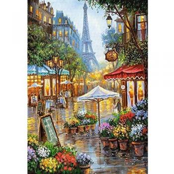 Springtime Flowers of Paris Jigsaw Puzzle, 1000 Pieces by Castorland