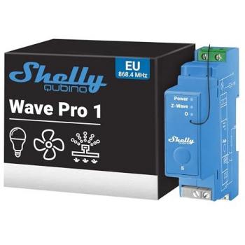 Wave Pro 1 – Relais 16 A, Z‑Wave, Rail DIN