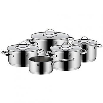WMF Topf-Set Aparto, 5-teilig mit hochwertigem Glasdeckel